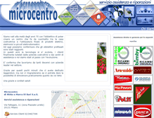 Tablet Screenshot of microcentro.it